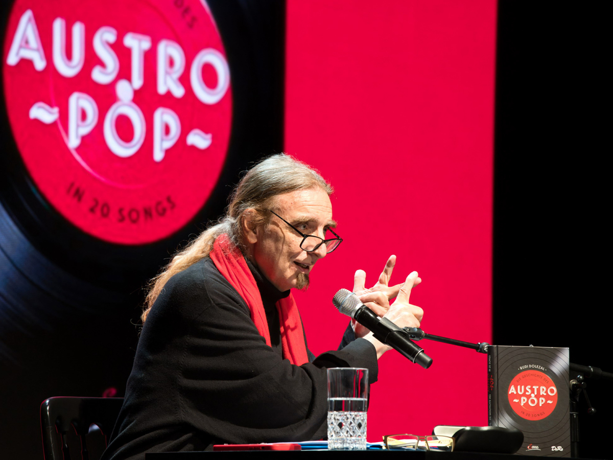 "100 Jahre AUSTROPOP – Weltberühmt in Österreich…“ Multi-Media-Lese-Show mit RUDI DOLEZAL