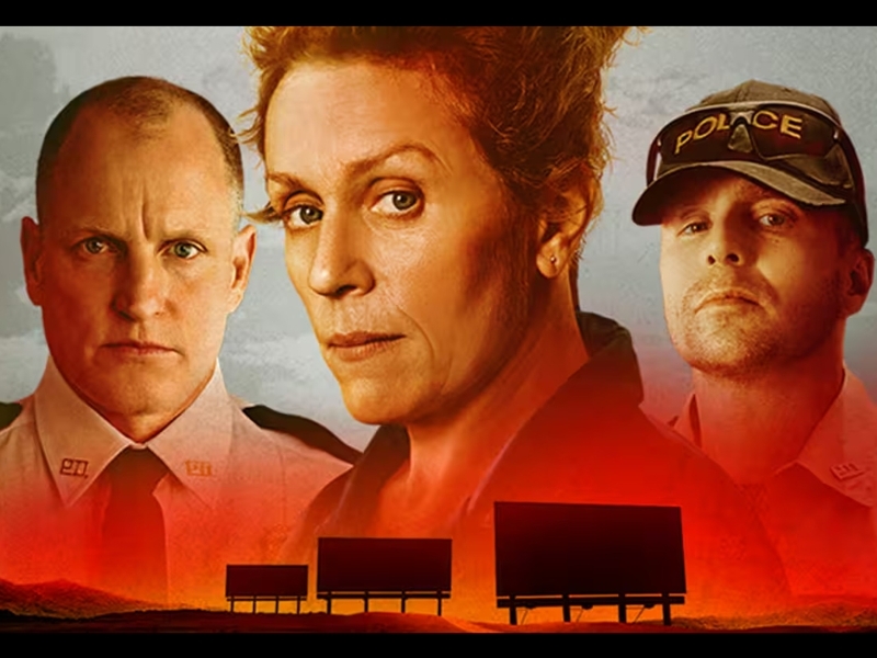 Cinema by Step Three billboards outside Ebbing, Missouri